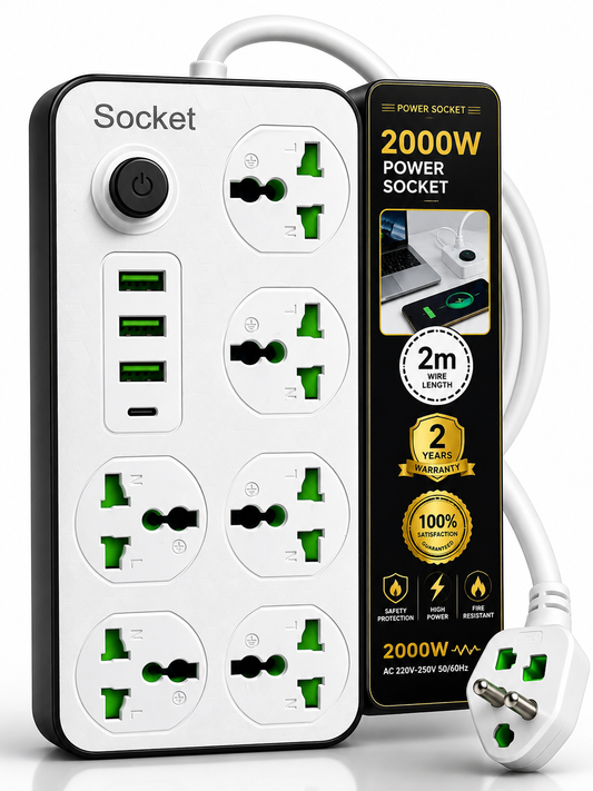 2000W Multi Plug Extension Board