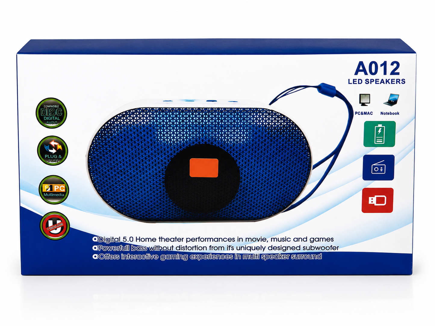 Wireless Speaker – with LED Lighting