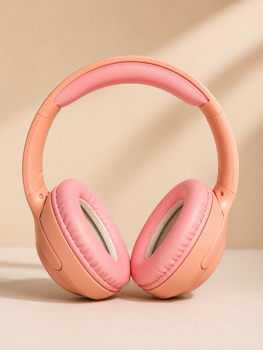 Wireless Stereo Headphones with Soft Ear Cushions