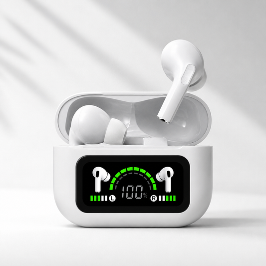 TWS Earbuds with LED Battery Display